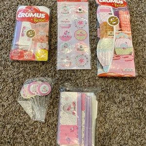 Decoration supplies for Parties.